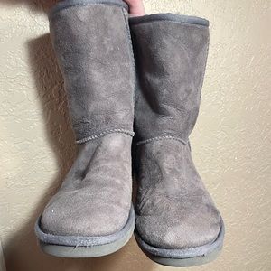Ugg Womens Classic Short Grey Boot